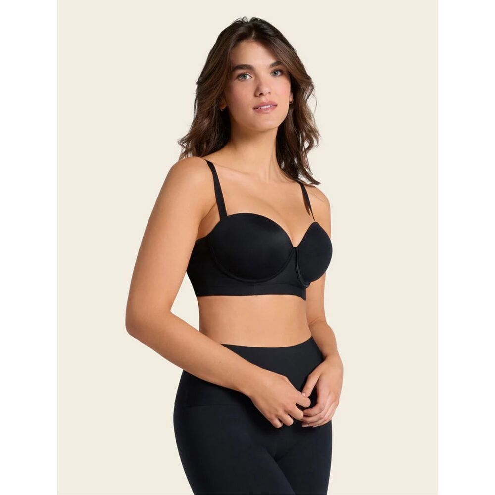 Leonisa NWOT Splendid Strapless Underwire Bra Black 34B